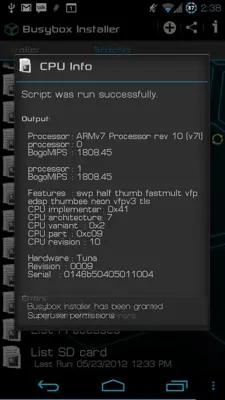 BusyBox Installer android App screenshot 0